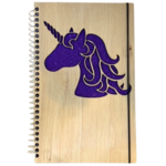 Notebook: Unicorn Purple Glitter