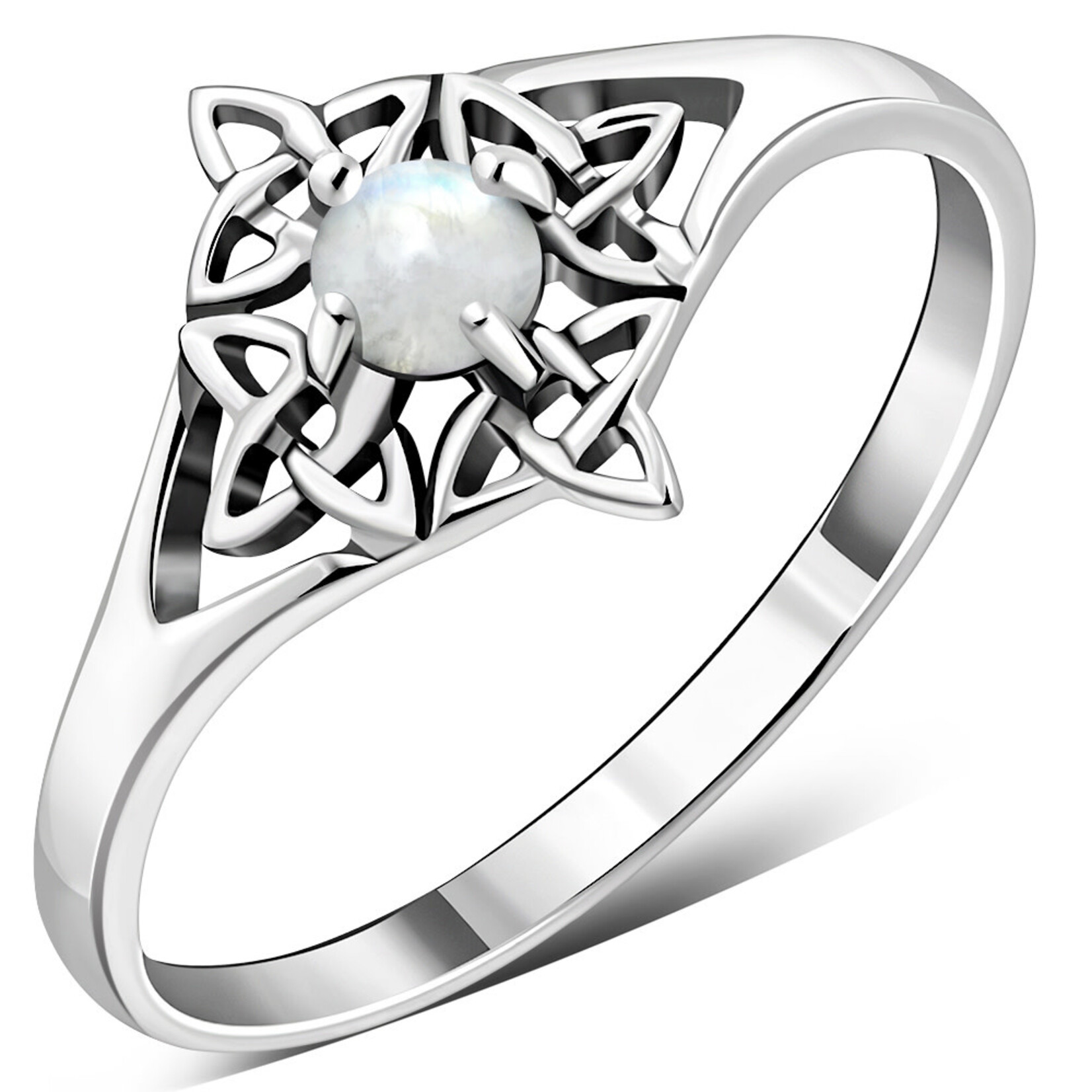 925jewelry.com Ring: Trinity Moonstone