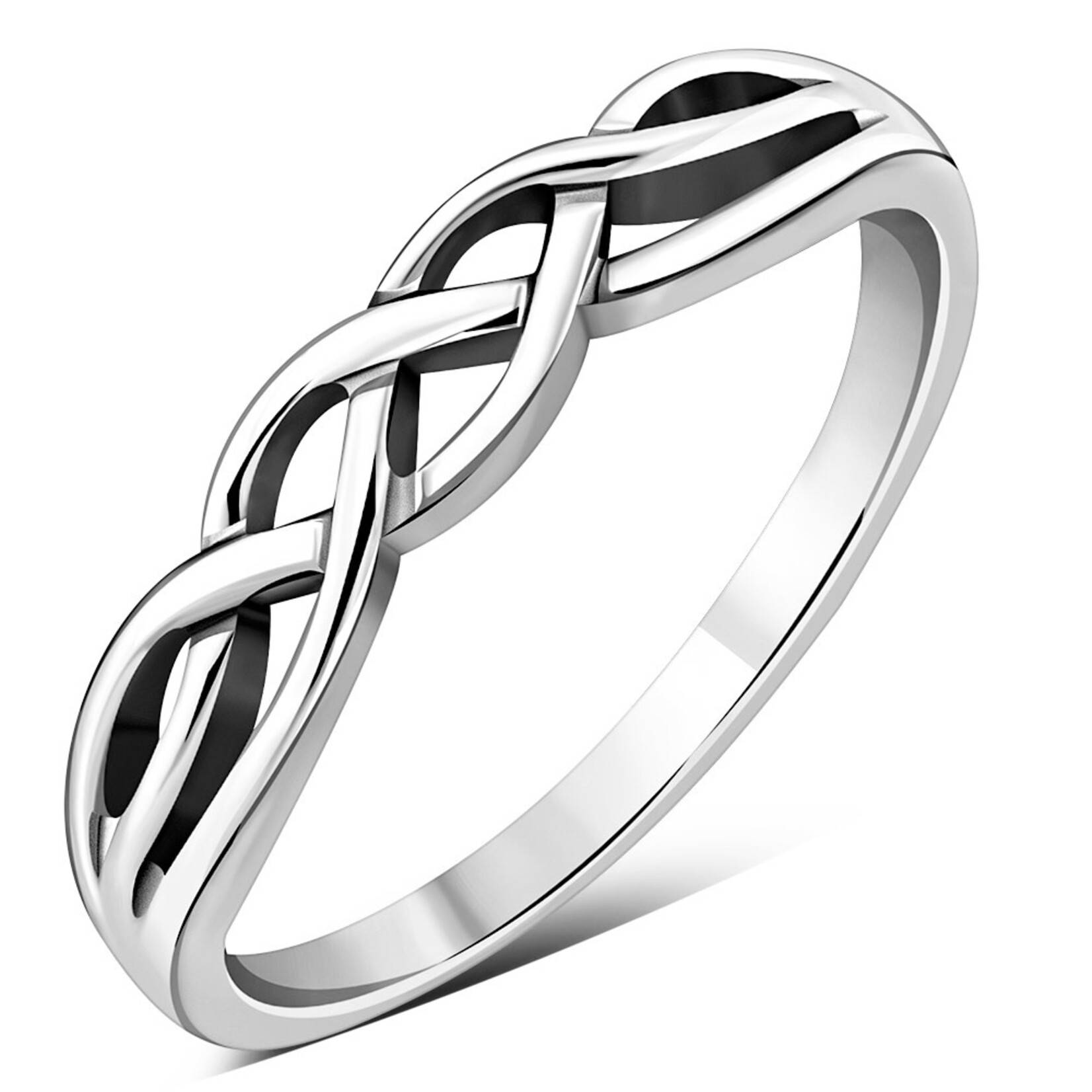 925jewelry.com Ring: SS Celtic Knot Band