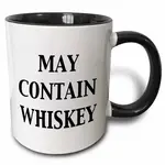 3D Rose Mug: May Contain Whiskey