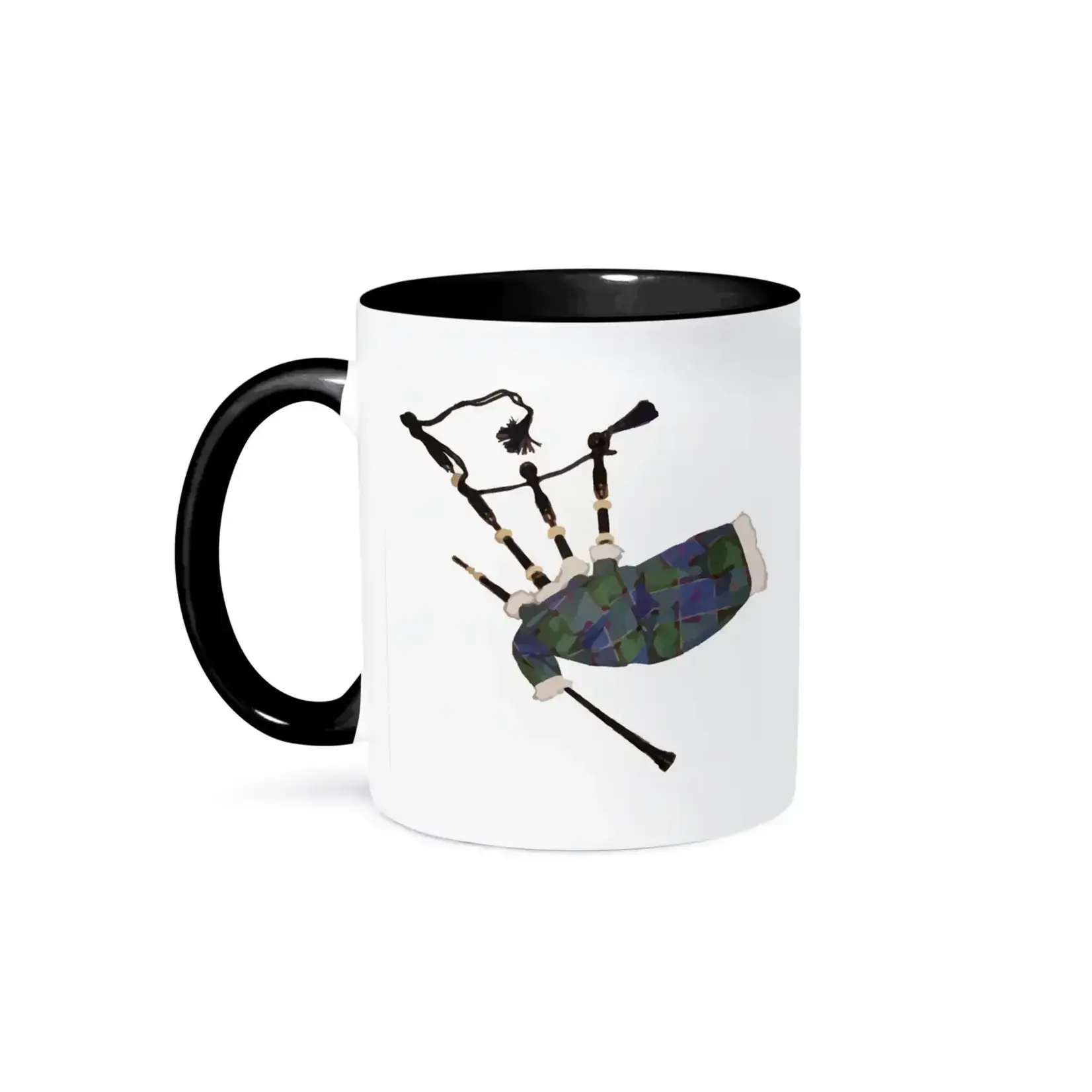3D Rose Mug: Bagpipes