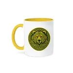 3D Rose Mug: Celtic Bear