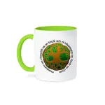 3D Rose Mug: Tree of Life with Gaelic
