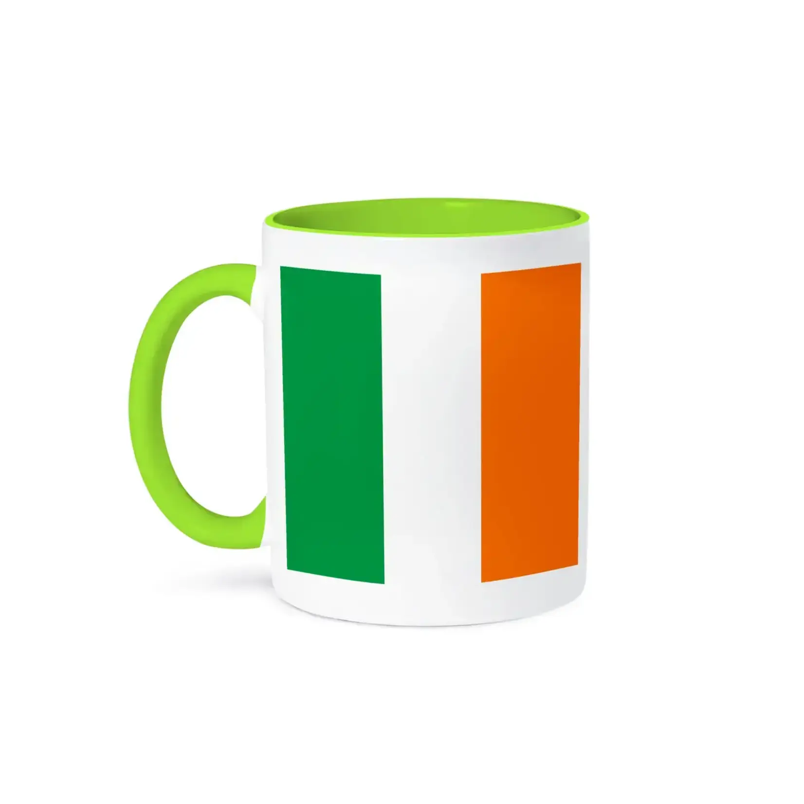 3D Rose Mug: Irish Flag