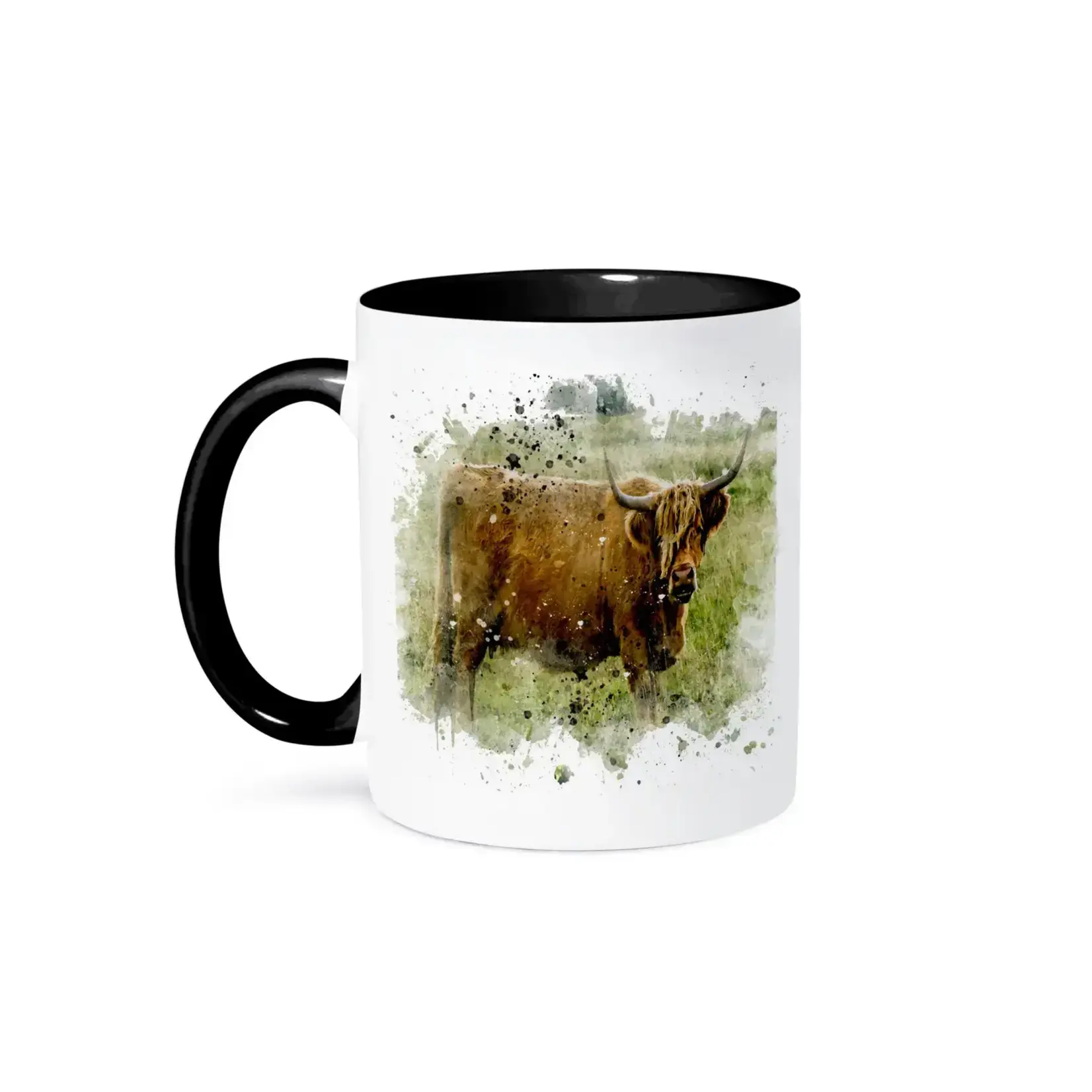 3D Rose Mug: Watercolor Coo