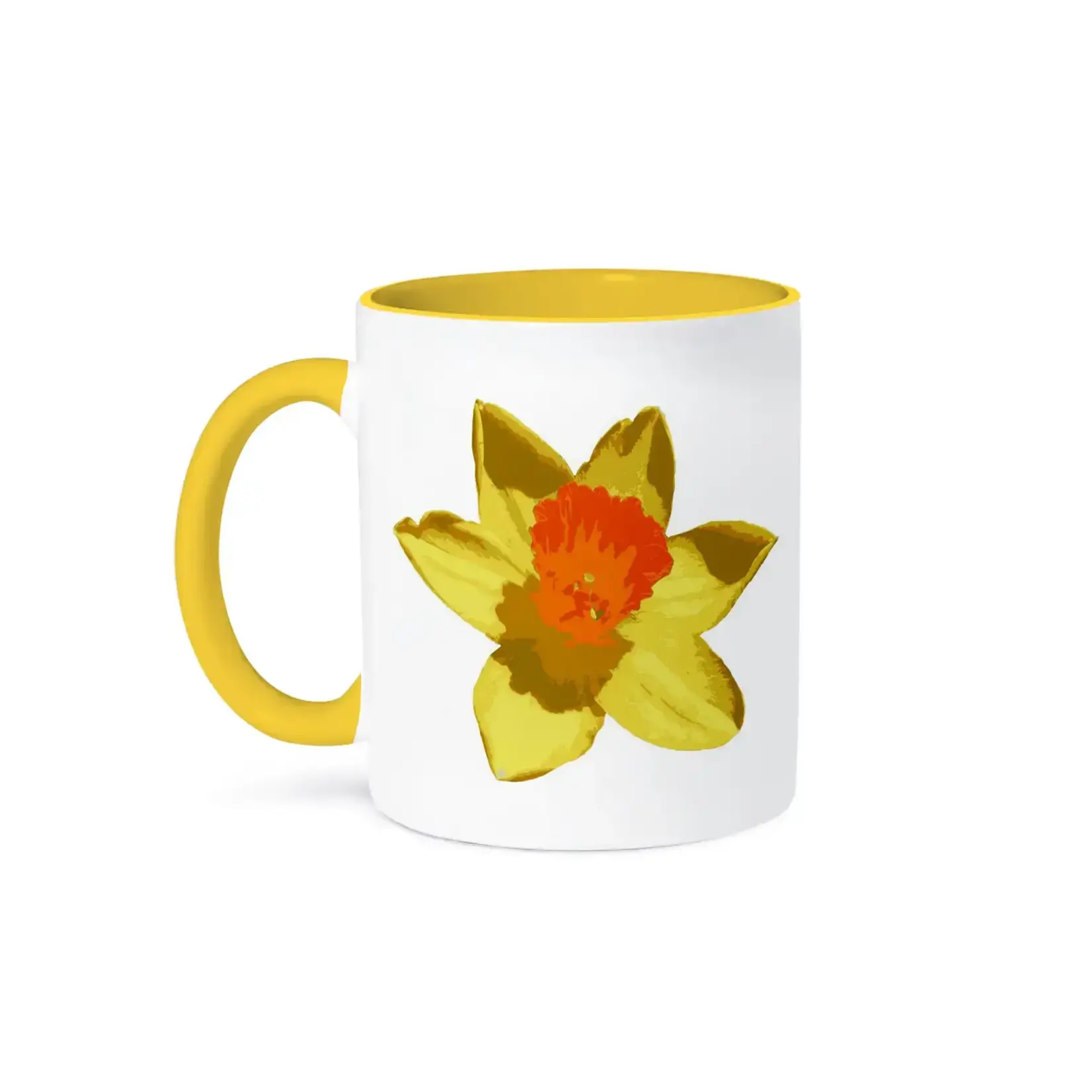 3D Rose Mug: Daffodil Flower