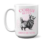 American Brand Studio Mug: Corgi Butts