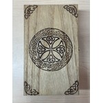 Box: Wood Celtic Cross 8.25x5