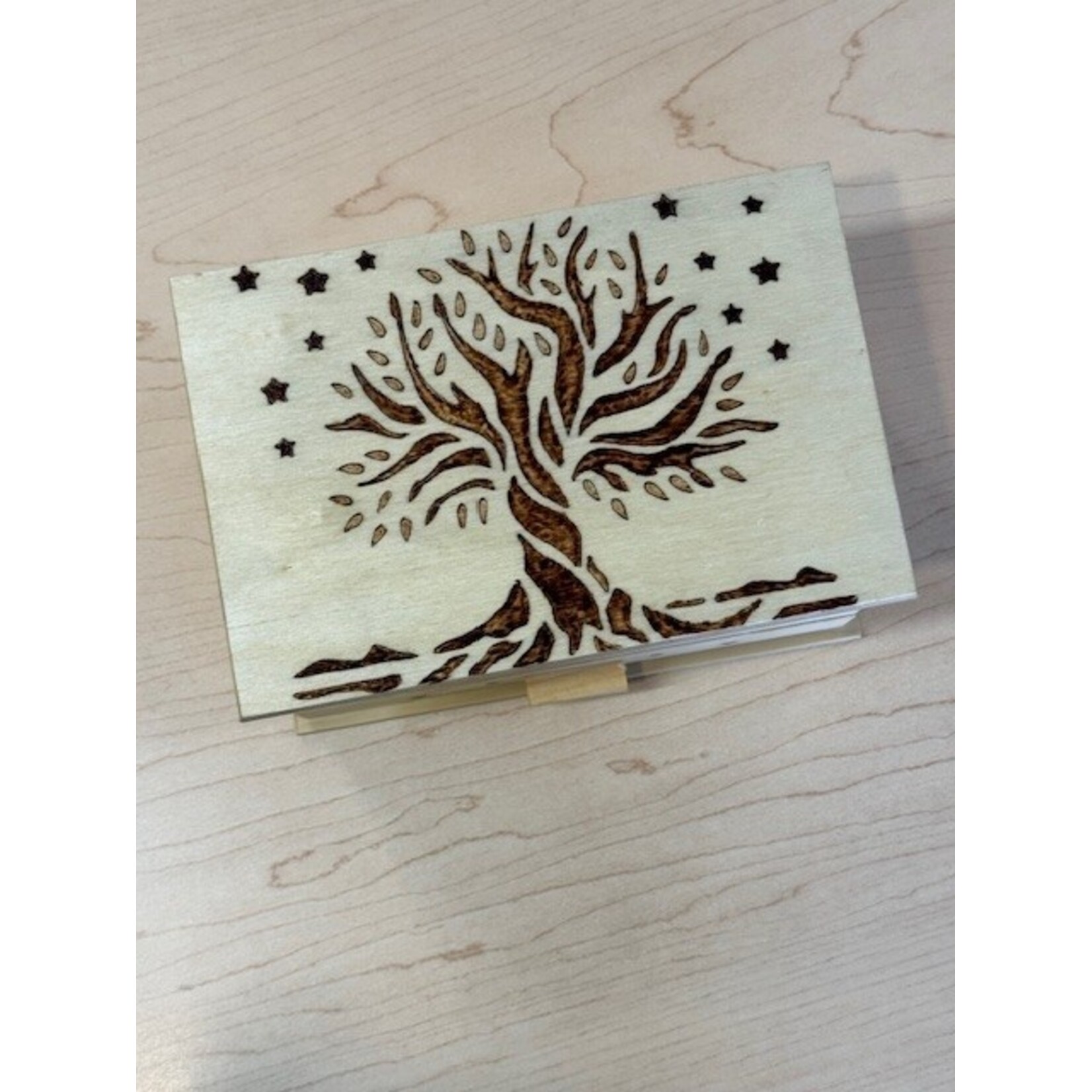 Jewelry Box: Wood Celtic Knot 6x4