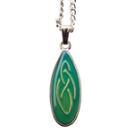 Necklace: Mood Celtic Tear Drop