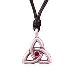 Necklace: Trinity January Birthstone