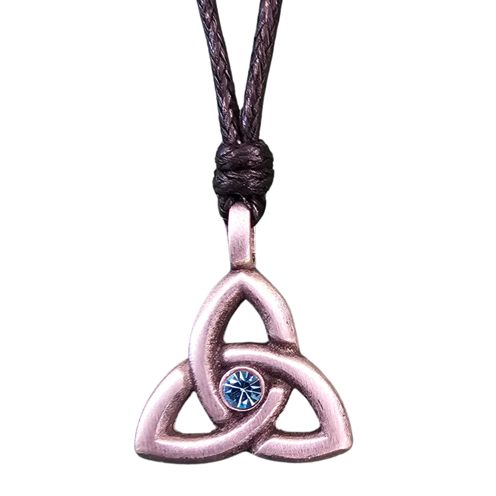 Necklace: Trinity March Birthstone