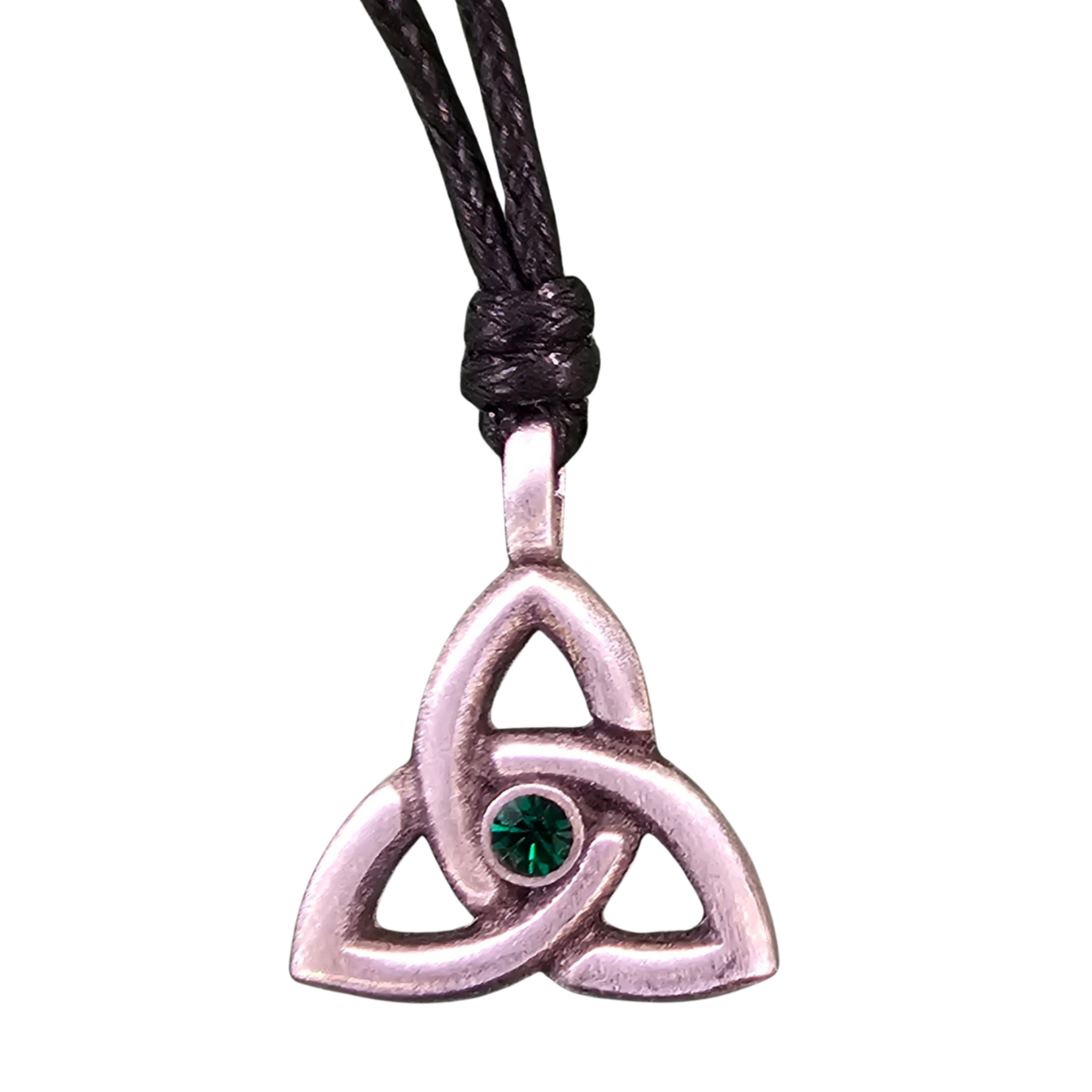 Necklace: Trinity May Birthstone