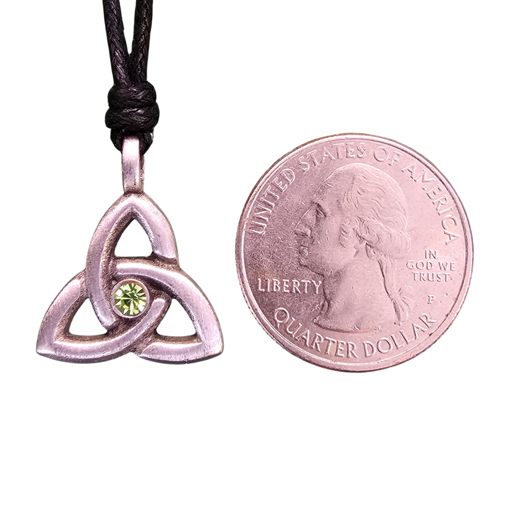 Necklace: Trinity August Birthstone