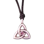 Necklace: Trinity October Birthstone