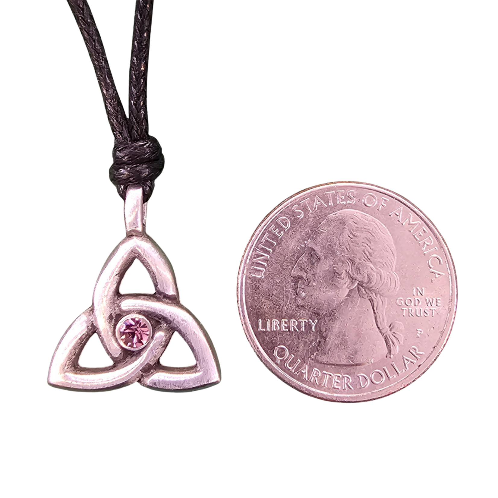 Necklace: Trinity October Birthstone