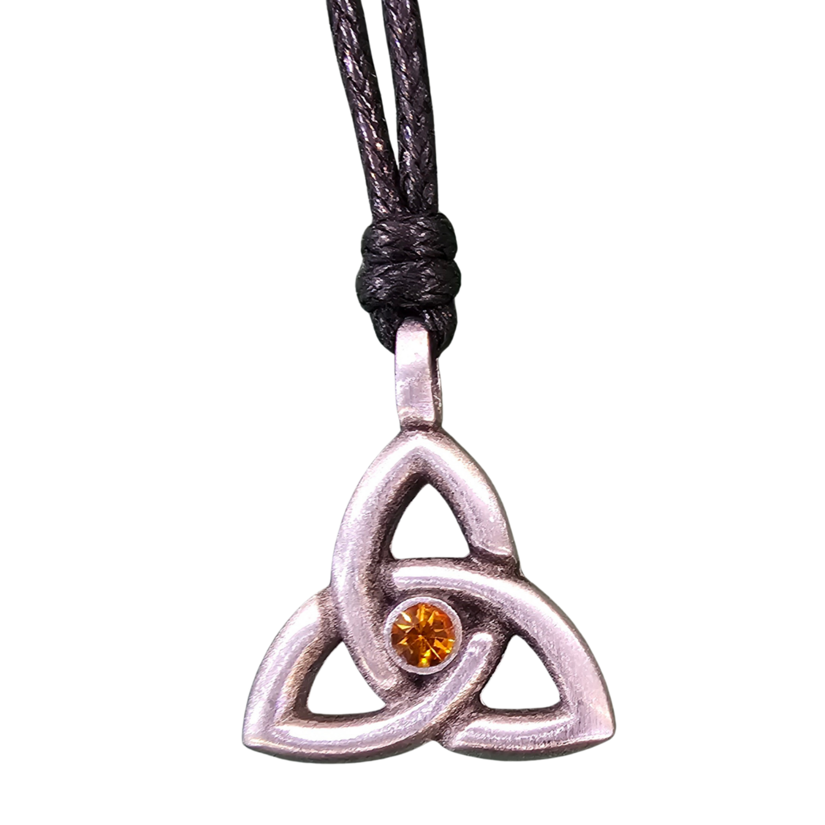 Necklace: Trinity November Birthstone