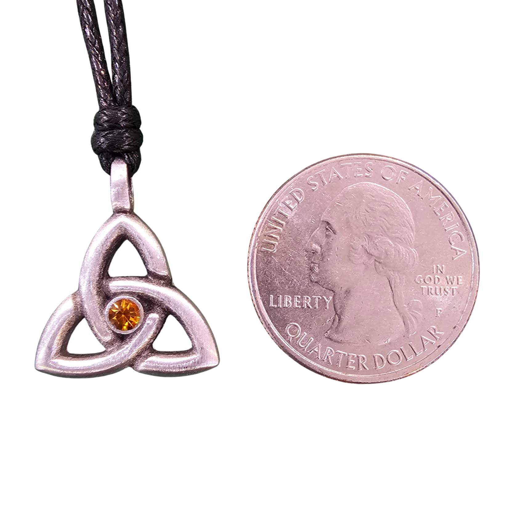 Necklace: Trinity November Birthstone