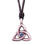 Necklace: Trinity December Birthstone