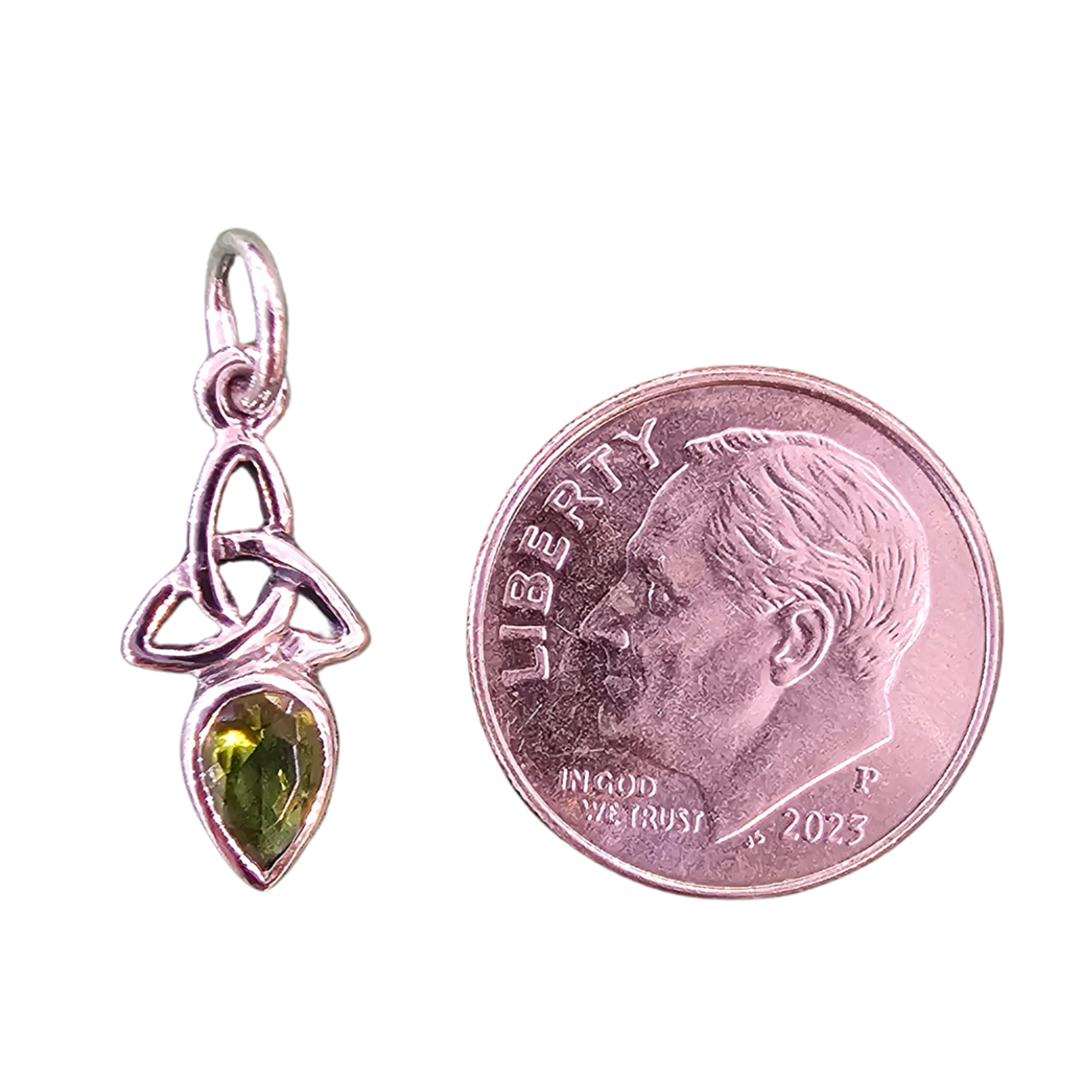 Pendant: SS Peridot Trinity