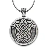 Necklace: Turtle Pewter
