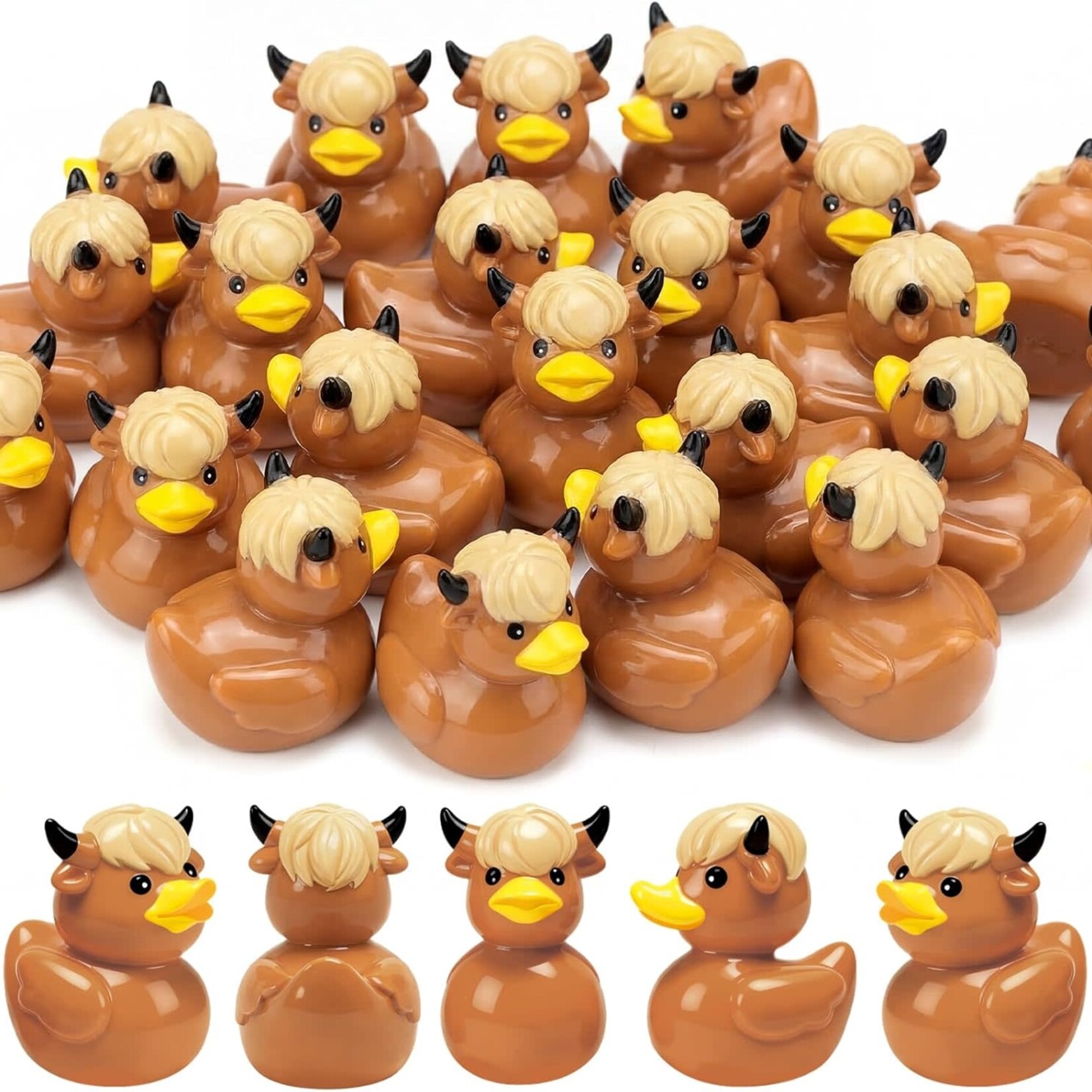 Charm: Highland Cow Ducks