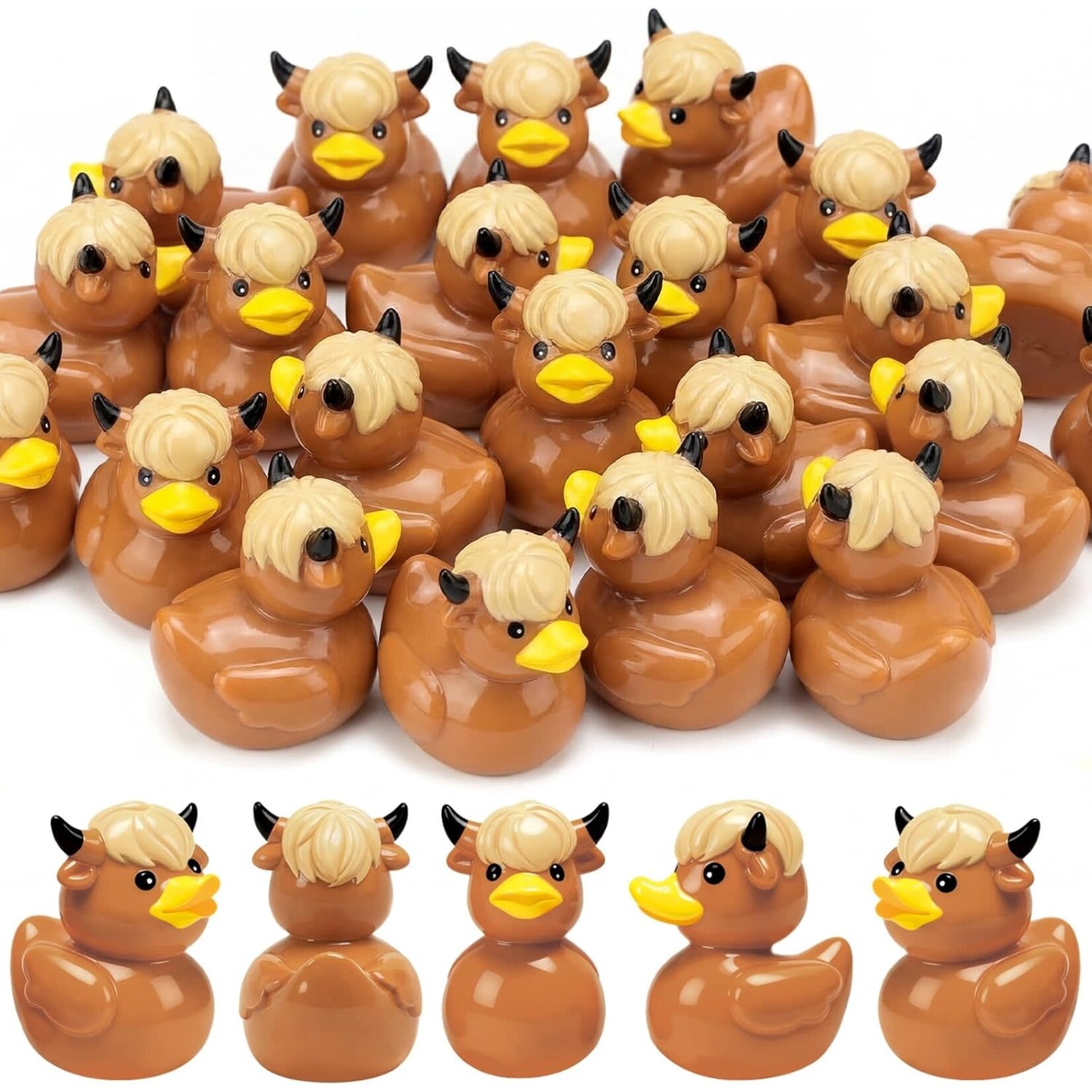 Charm: Highland Cow Ducks