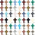 Charm: Gemstone Cross