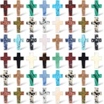 Charm: Gemstone Cross