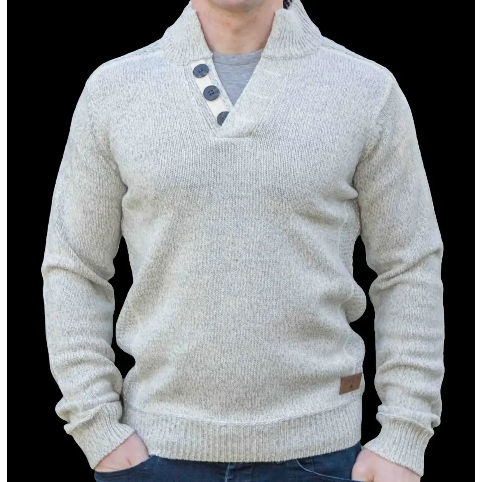 Sweater: Emerald Isle Galway White