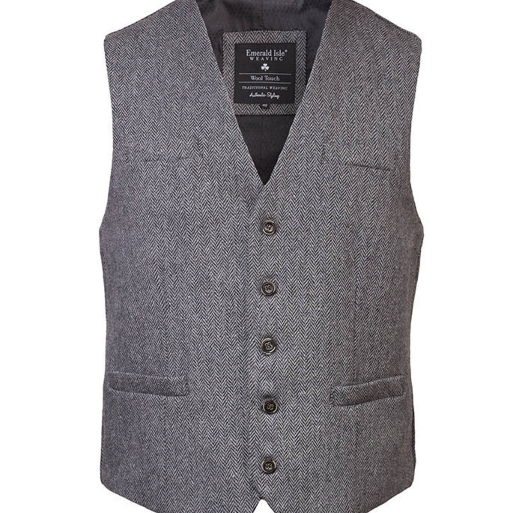 Vest: Charcoal Wool Blend