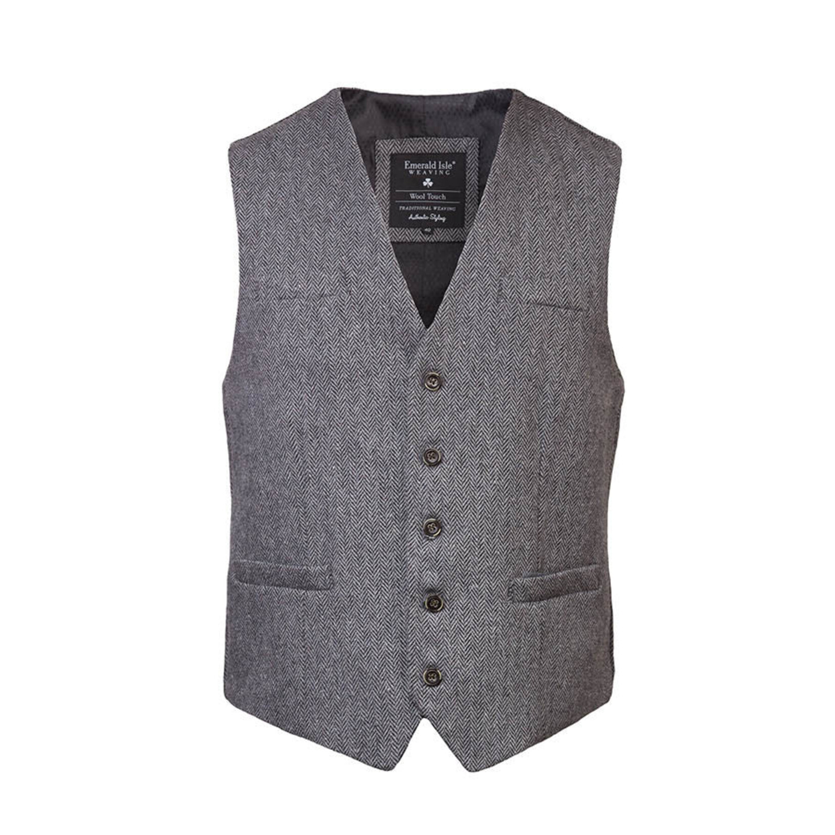 Vest: Charcoal Wool Blend