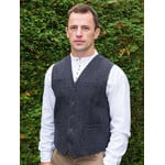 Vest: Home Spun Charcoal Wool Blend