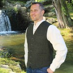 Vest: Olive Wool Blend