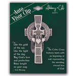 Visor Clip: Claddagh Cross