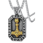 Necklace: Thors Hammer Stainless Steel