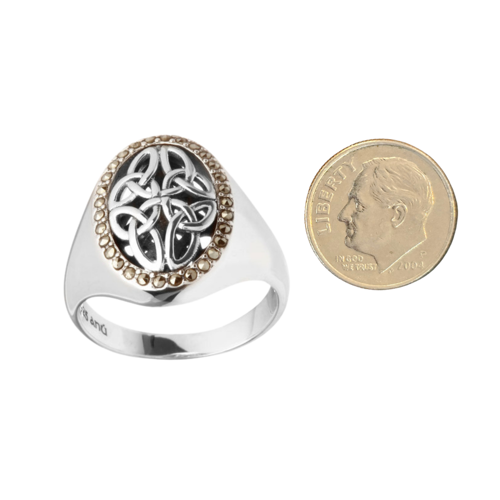 Ring: SS Marcasite Signet