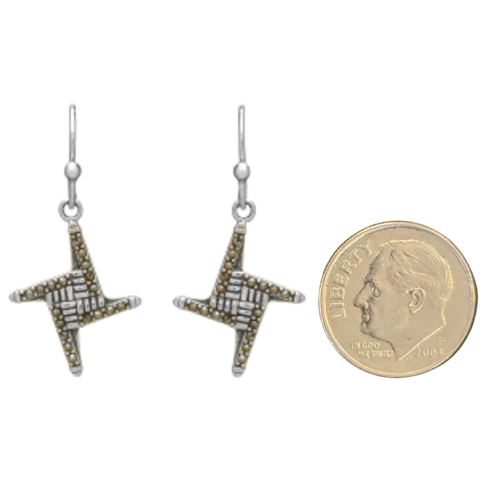 Earrings: SS Marcasite St Brigid's