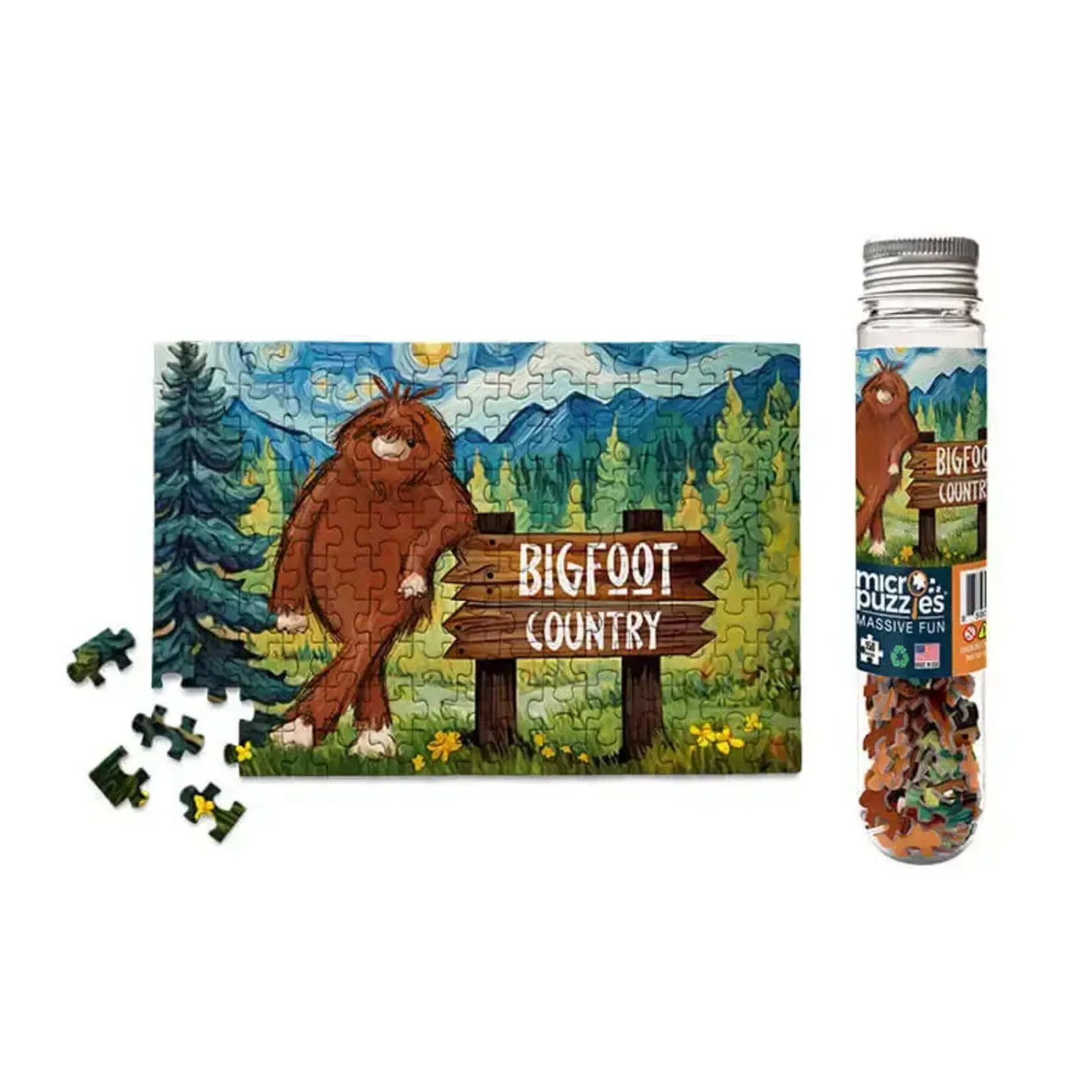 Micro Puzzles Puzzle: Micro 4"×6" Bigfoot Country