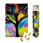Micro Puzzles Puzzle: Micro 4"×6" Stained Glass Tree