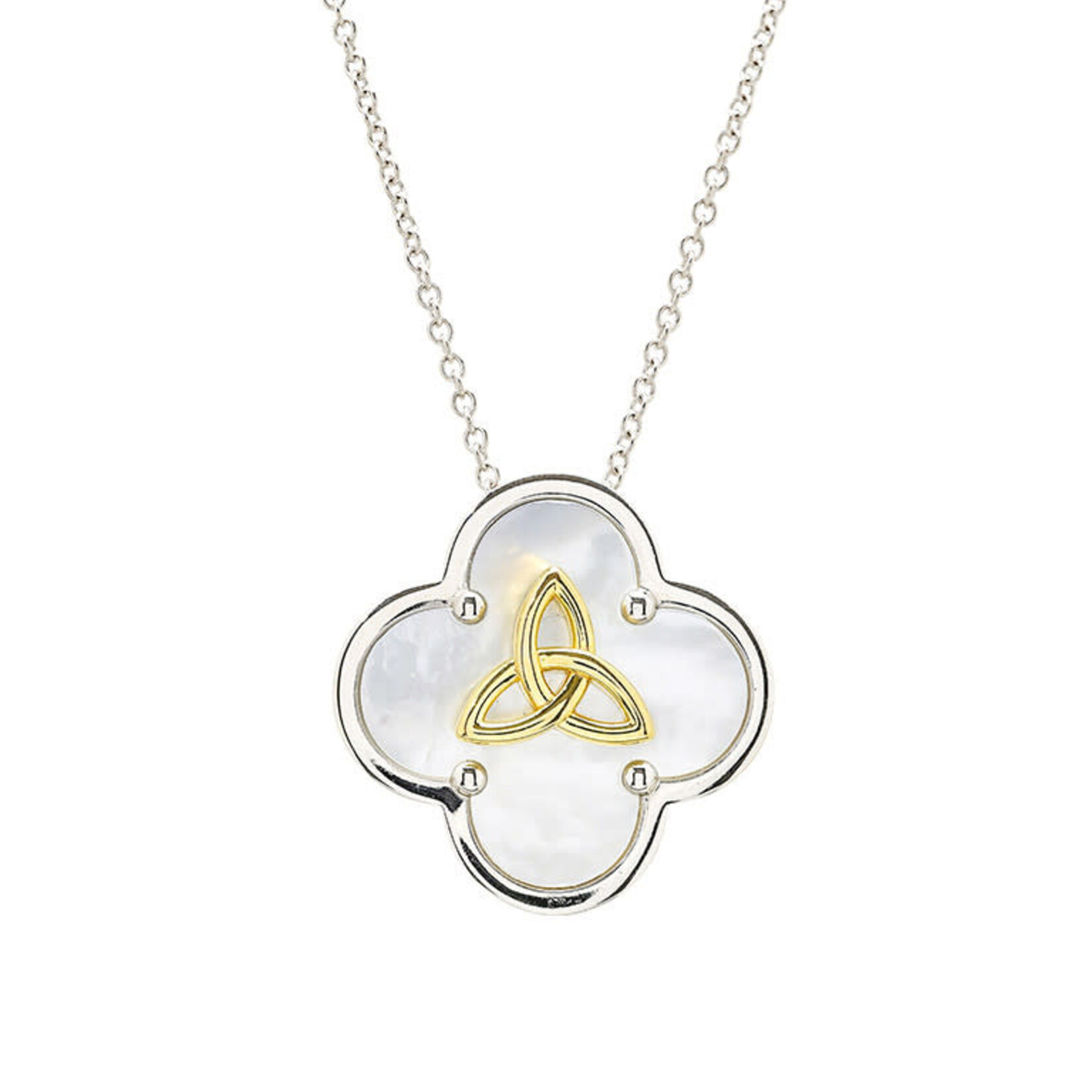 Necklace: Sterling MOP Trinity GV