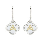 Earrings: Sterling MOP Trinity GV