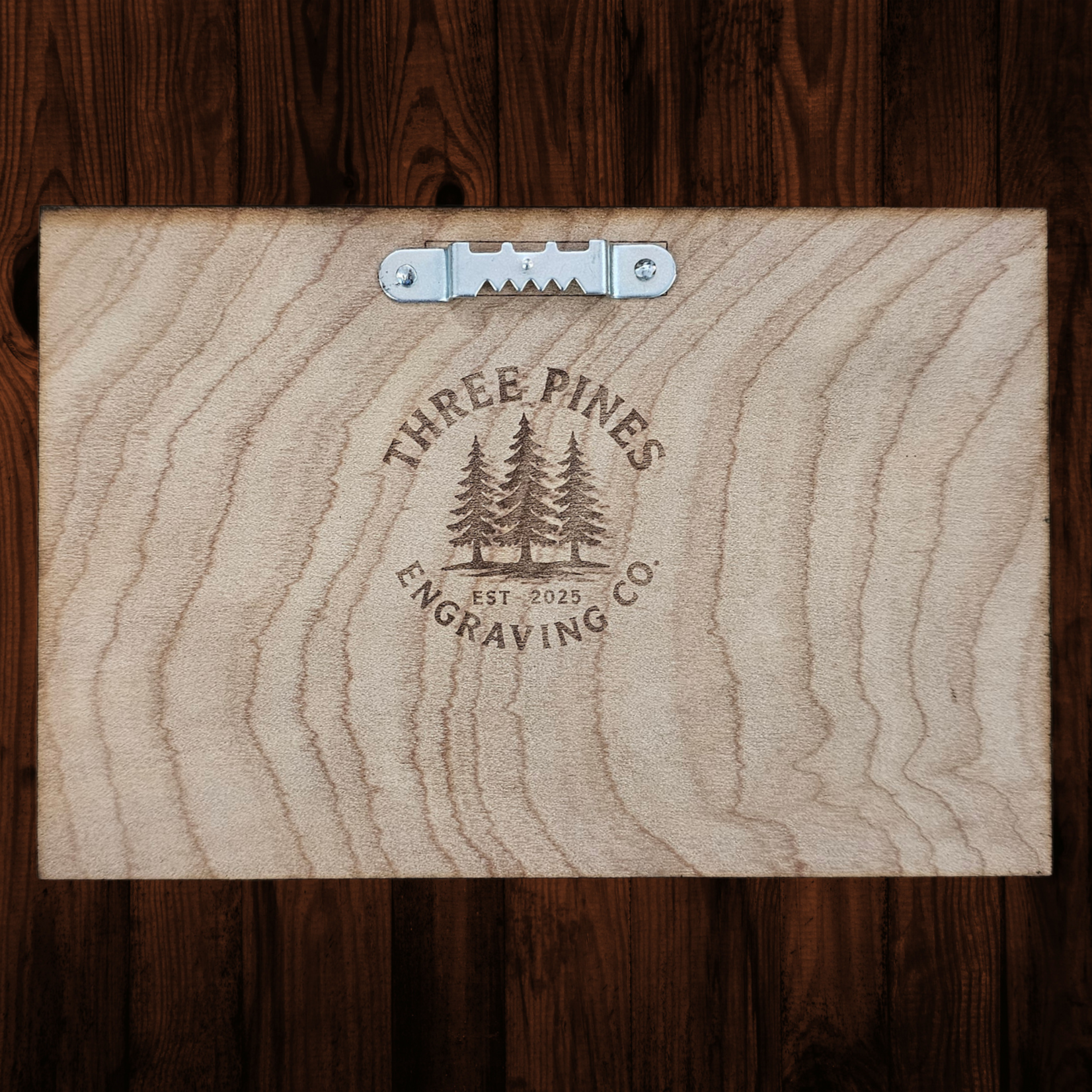 Irish Flag Wooden Engraving 10x8