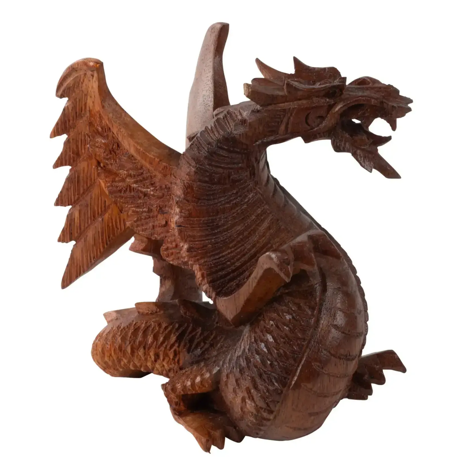 Home: Wooden Dragon Carving Statue