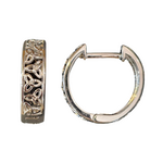 Earrings: SS Trinity Huggies