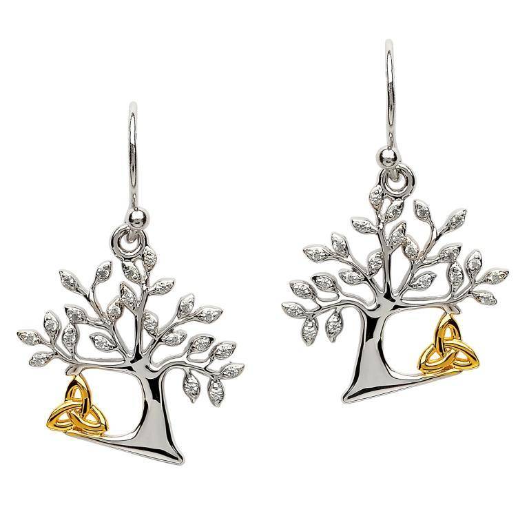 Shanore Earring: SS Tree of Life Trinity