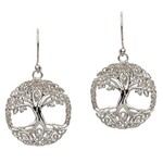 Shanore Earrings: SS Tree of Life CZ