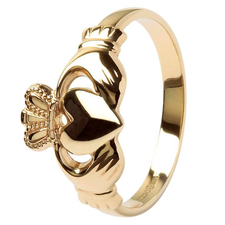 Shanore Ring: 10K Gold Claddagh