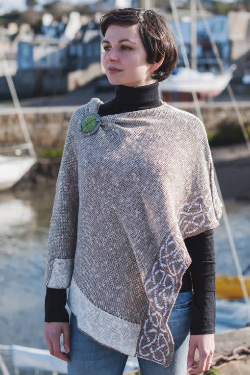 Cape: Silk/Linen Wallace Oat