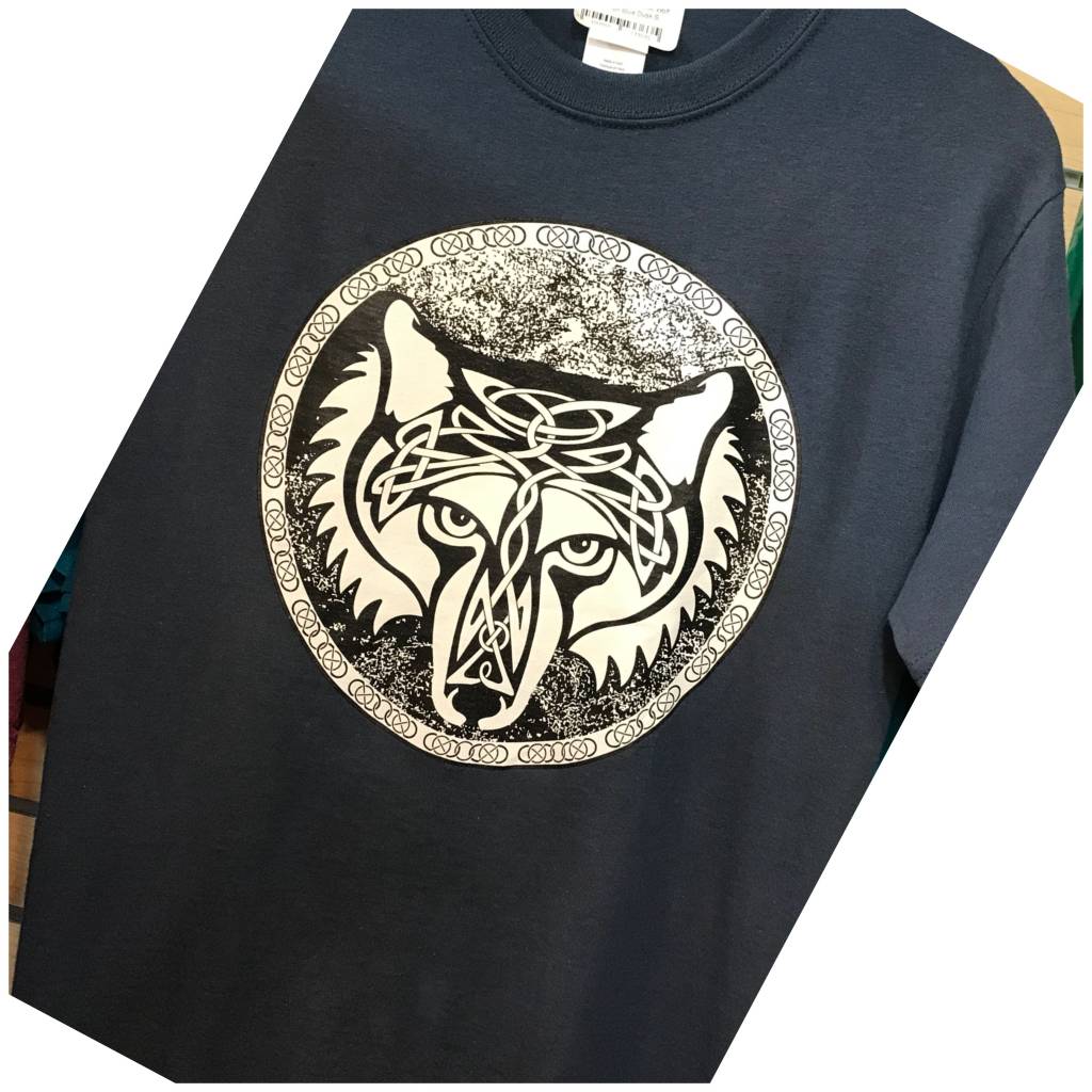 Celtic Wolf T-shirt by Walker Metalsmiths
